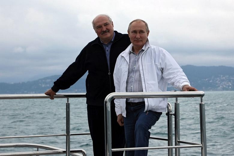 Russia's Putin And Belarus' Lukashenko Go For Boat Ride After Diverted ...