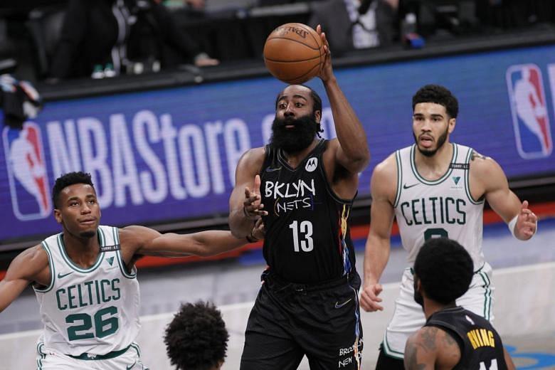 NBA: Harden Fires 34-point Triple-double As 'Big Three' Lead Nets Past ...