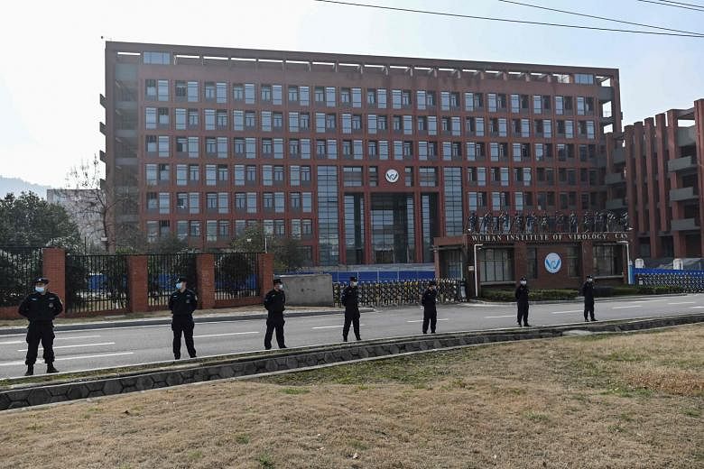 A February photo of the Wuhan Institute of Virology in China, during a visit by a WHO team investigating the origins of Covid-19. PHOTO: AGENCE FRANCE-PRESSE