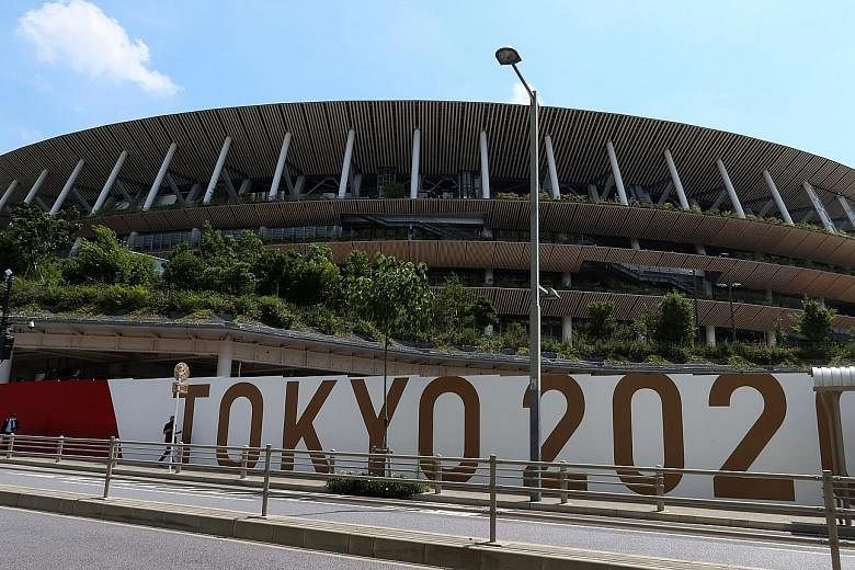 The National Stadium in Tokyo built for the Olympic Games, which were postponed from last year to July 23 this year. A team of experts expect summer holidays and the Games to spark a rise in infections and the spread of new variants in the country.
