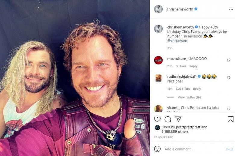Chris Hemsworth gives hitchhiker a lift to the beach – in a helicopter