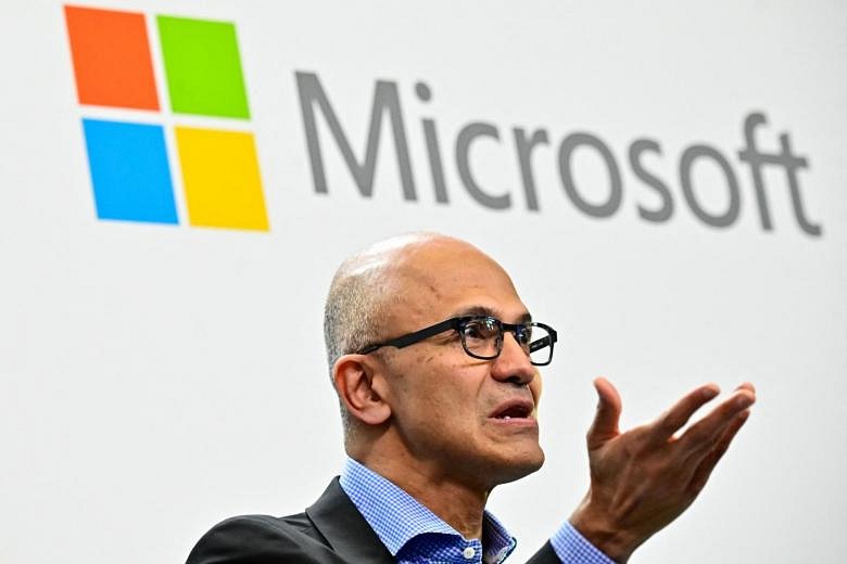 Microsoft Names CEO Satya Nadella As Board Chairman | The Straits Times