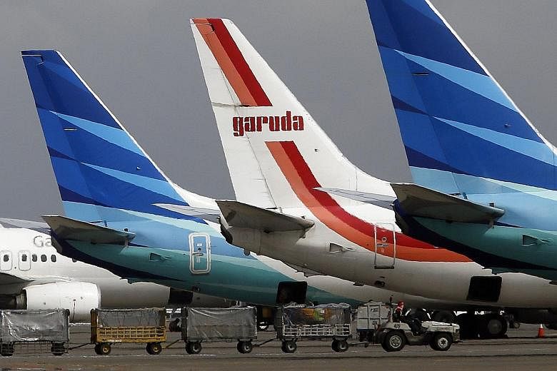 Garuda's revenue probably shrank to US$1.67 billion (S$2.24 billion) last year from US$4.57 billion in the year before, according to a research note by Jakarta-based equity brokerage Ciptadana Sekuritas Asia.