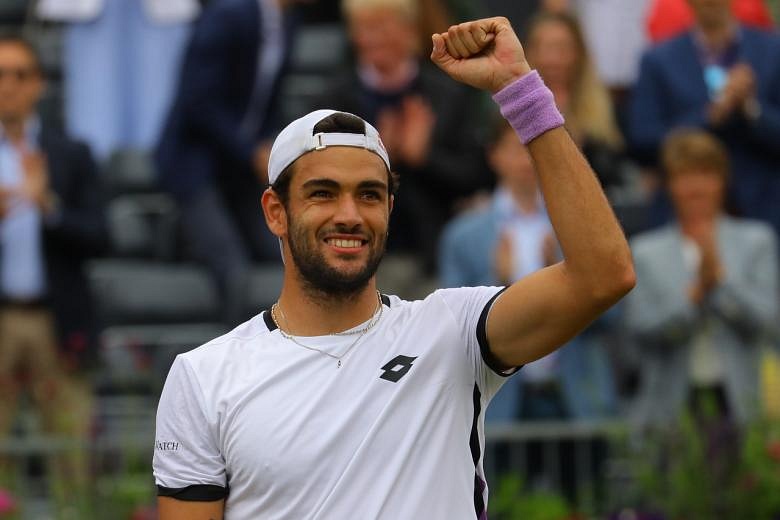 Tennis: Berrettini into Queen's final on his debut after beating de ...