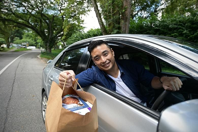 Chef Anthony Yeoh has rented a car to make deliveries, should food delivery drivers not show up.