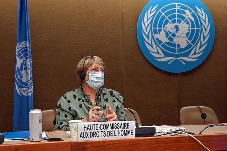 UN human rights chief Michelle Bachelet said yesterday that the world needed a life-changing vision.