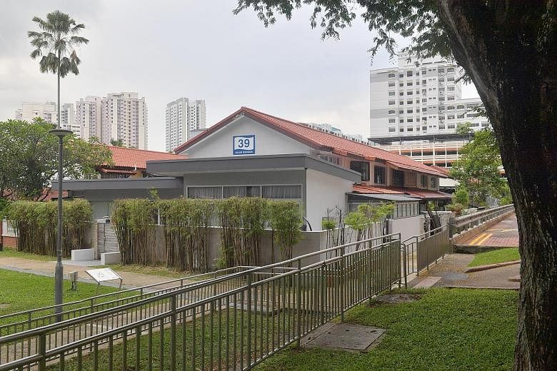 A 210 sq m two-storey landed corner terraced house at Block 39 Jalan Bahagia was sold this month, with about 50 years left on its 99-year lease. It is the most expensive Housing Board resale unit to change hands so far. ST PHOTO: ALPHONSUS CHERN