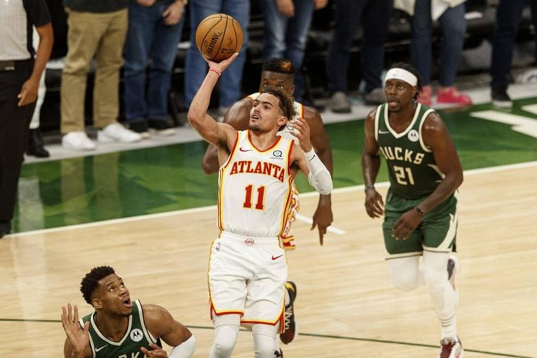 Basketball: Trae Young Scores 48 Points To Power Hawks Past Bucks In ...