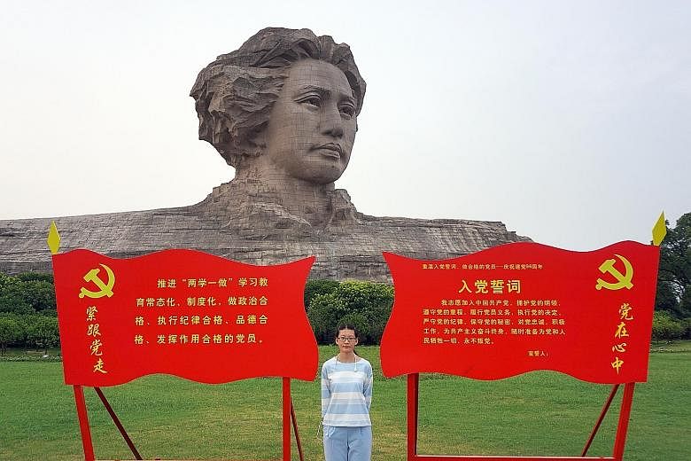 XU JIA, 34 Mr Xu, a party historian, says that as he "saw China getting stronger and stronger, the CCP as its ruling party, with its history, got increasingly more persuasive to (people like me)". ZHOU YEQIU, 26 Ms Zhou, a student at the University o
