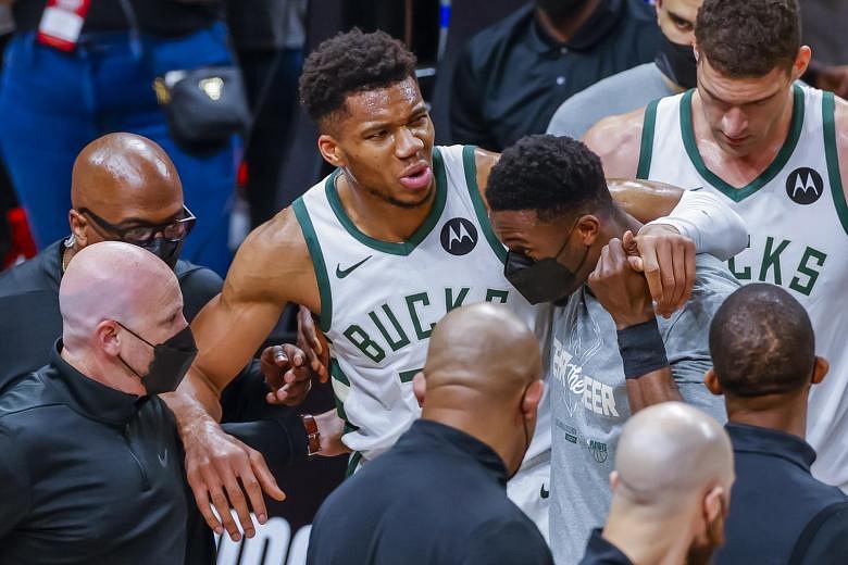 NBA: Hawks Pull Level With Bucks As Giannis Antetokounmpo Exits Injured ...