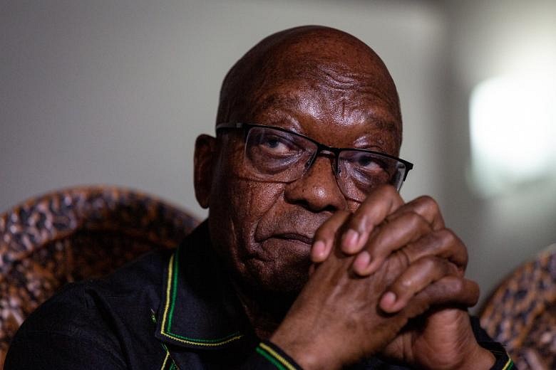 South Africa's ex-president Zuma hands himself in to prison | The ...