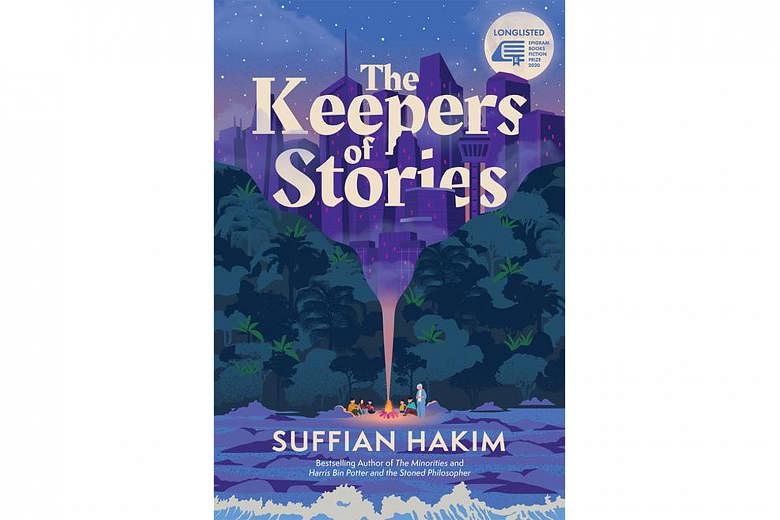 Suffian Hakim's (top) latest novel, The Keepers Of Stories (above), is about two siblings left in the care of a homeless community with a tradition of telling ancient myths.