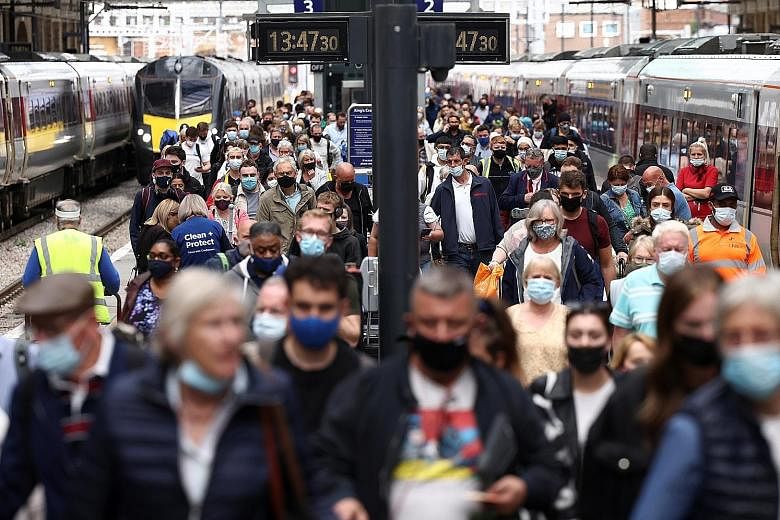 The British government expects people in England to wear masks on public transport after July 19, but businesses will no longer enjoy legal backing to enforce the rule.