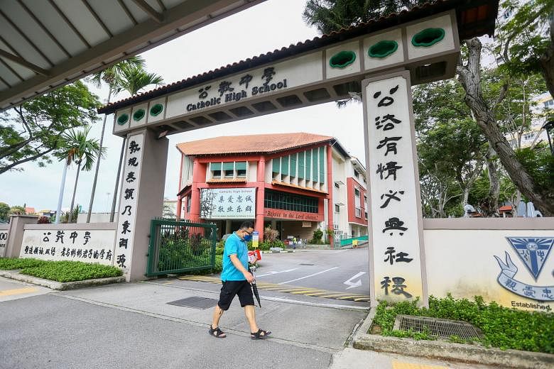 One of the six schools with no places left in the next phase of the Primary 1 registration exercise is Catholic High School (Primary). The others are Ai Tong School, CHIJ St Nicholas Girls' School (Primary), Nanyang Primary School, Pei Hwa Presbyteri