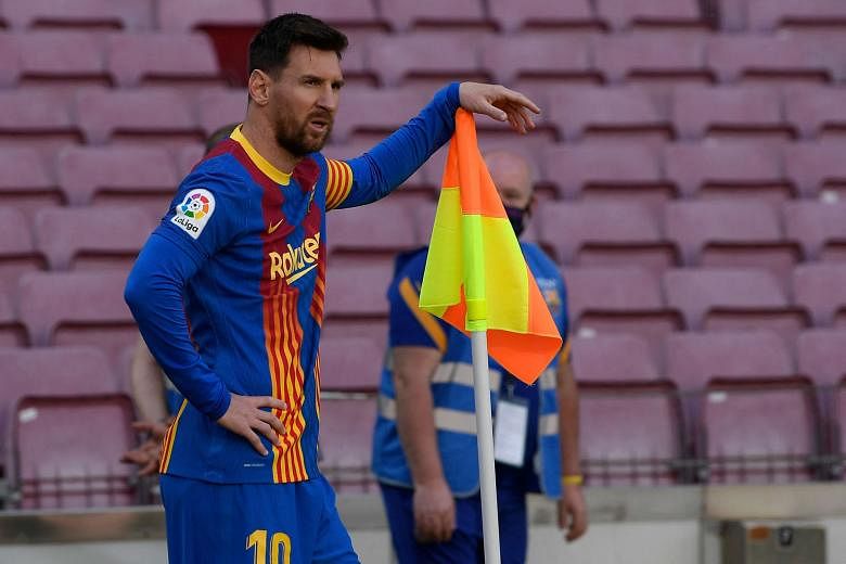 There had been reports that Messi could head to Major League Soccer in the United States in two years' time, possibly with David Beckham's Inter Miami, but his new deal with Barcelona makes that unlikely.