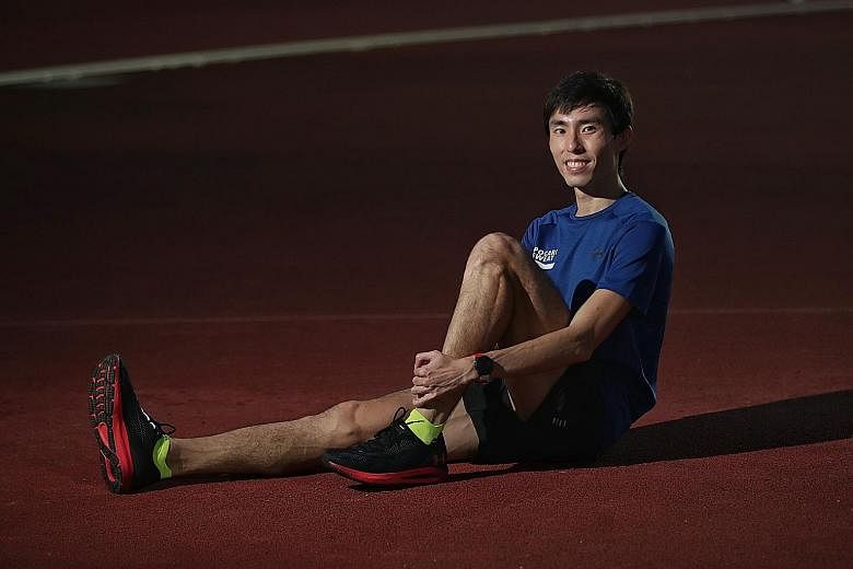 Soh Rui Yong gave credit to his training partners and coach for helping him prepare for the race.