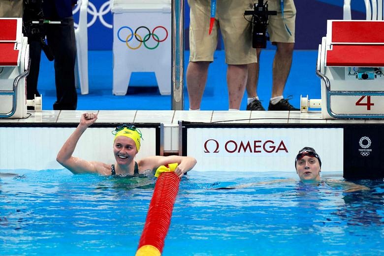 Olympics: Ariarne Titmus Stuns Katie Ledecky In 400m Freestyle Swimming ...