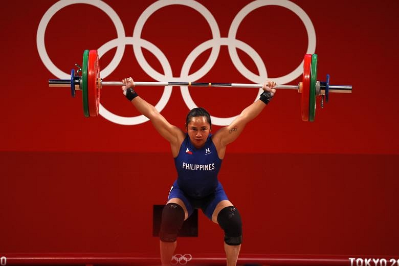 Olympics: Weightlifter Diaz Wins First Ever Olympic Gold For ...