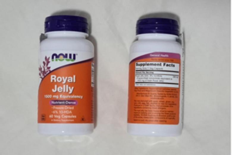 SFA orders recall of Now Foods Royal Jelly Capsules which contains