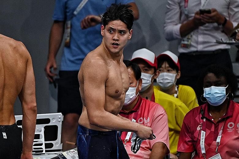 Joseph Schooling will be in lane 8 of Heat 5, which will begin at 6.54pm.