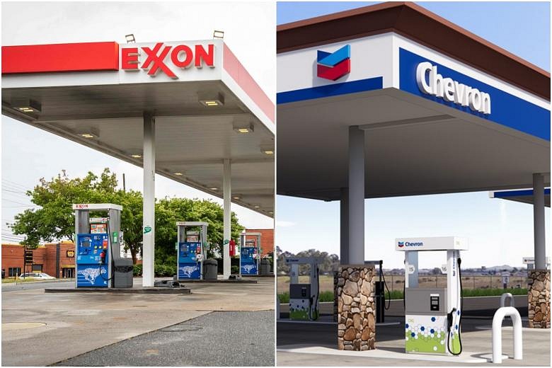 Exxon and Chevron ride plastics boom to cash-flow bonanzas | The Straits  Times