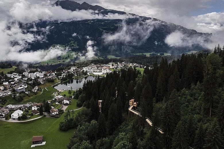 The "Senda dil Dragun" (Way of the Dragon) is the world's longest treetop walk. Located in Laax, Switzerland, the 1.56km-long walk connects the villages of Laax Dorf and Laax Murschetg and offers five adventure stops, including one with a towering sp