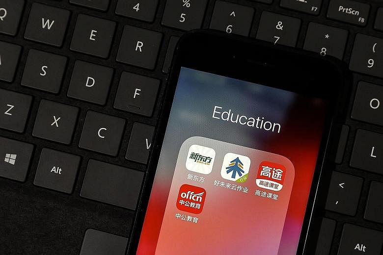 The share prices of the two largest Chinese private education services, New Oriental Education & Technology Group and TAL Education Group, plunged by around 70 per cent after a Chinese regulatory crackdown.