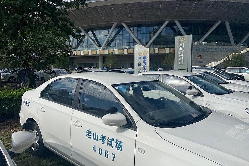 Parts of the Laoshan Velodrome are being used for fencing classes and cars meant for driving lessons sit outside the dome. The iconic Bird's Nest stadium and its surrounding venues have continually held performances and sporting events after it was b