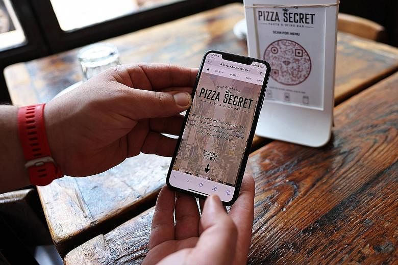 Half of all full-service restaurant operators in the US have added QR code menus since the start of the coronavirus pandemic, according to the country's National Restaurant Association.