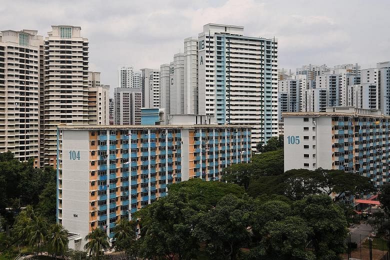 The HDB encourages buyers waiting for their BTO flats to continue living with their families or consider renting from the open market. ST PHOTO: KUA CHEE SIONG