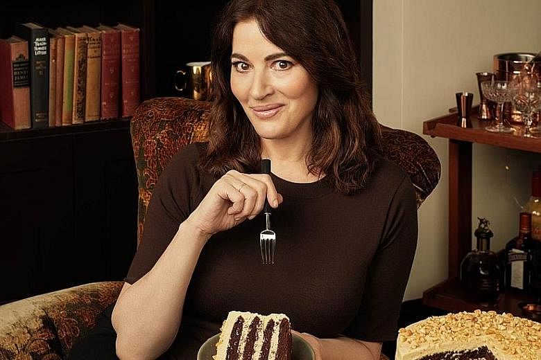 British cooking queen Nigella Lawson (above) wants people to know that cooking for themselves can be pleasurable.