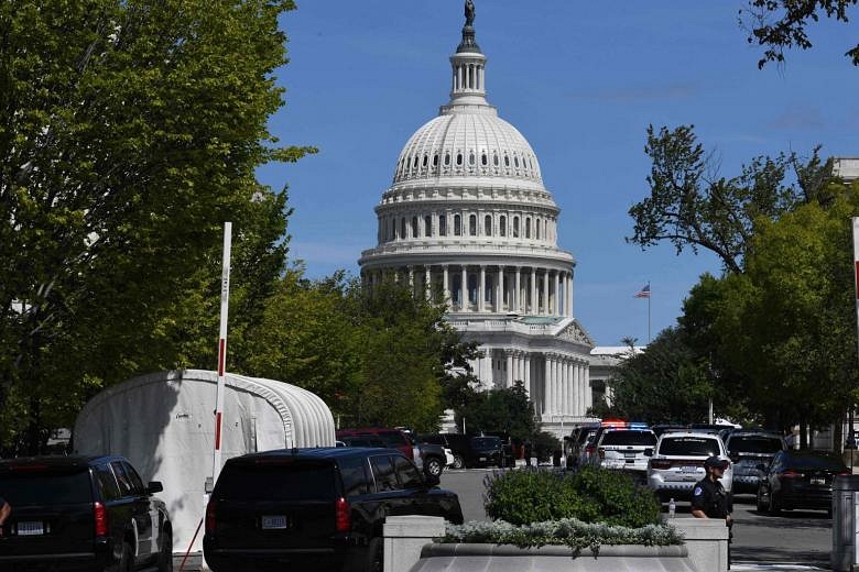 Police Arrest Man Claiming To Have Bomb Near US Capitol | The Straits Times