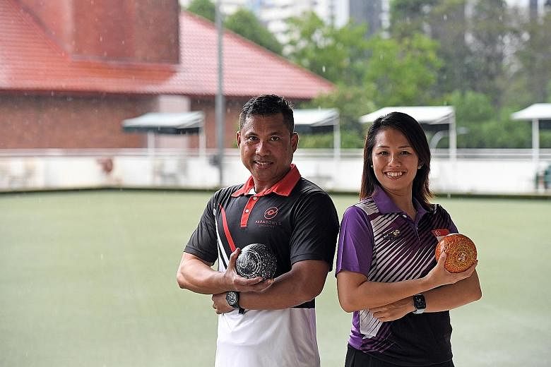Lawn bowlers Khirmern Mohamad and 2019 SEA Games gold medallist Shermeen Lim hope to see more youngsters take up the sport.