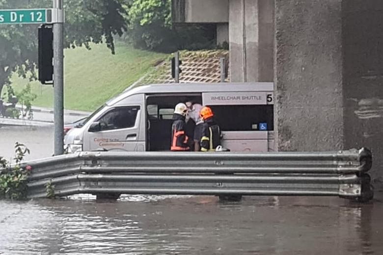 Pasir Ris flood: 1 person taken to hospital, 5 others rescued from ...