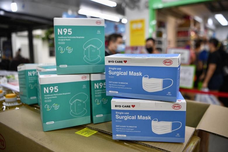 How to collect your free surgical, N95 masks from Thursday | The Straits  Times