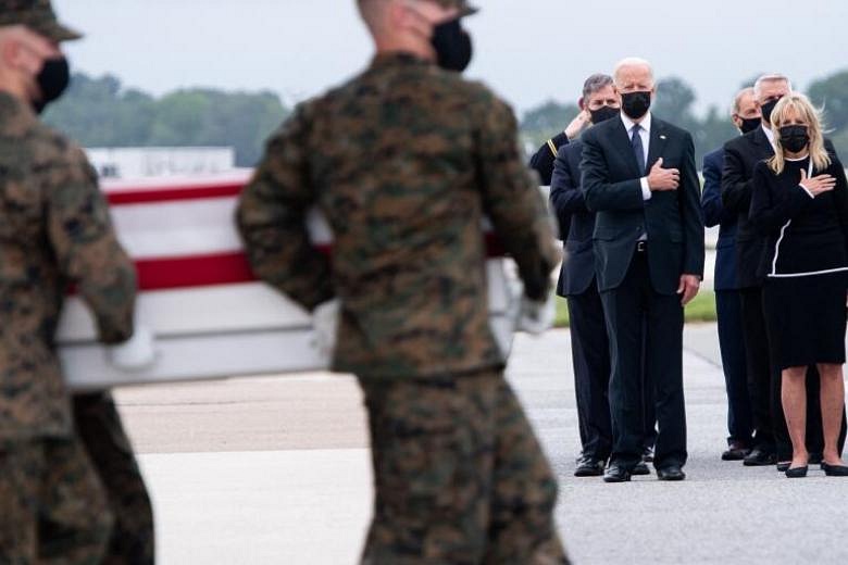 Biden Attends Grim Homecoming For US Troops Killed In Afghanistan ...