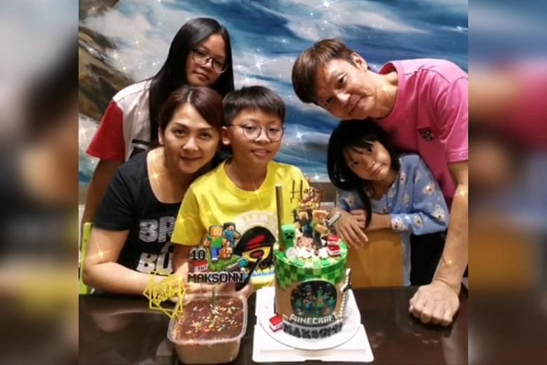Actor Mark Lee's wife writes birthday post for son who had felt left out |  The Straits Times