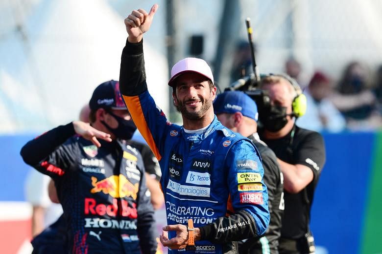 Motor racing: Ricciardo wins at Monza in shock McLaren one-two finish ...