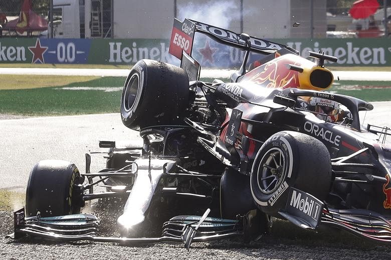 Formula One Lewis Hamilton credits halo for saving his life in crash