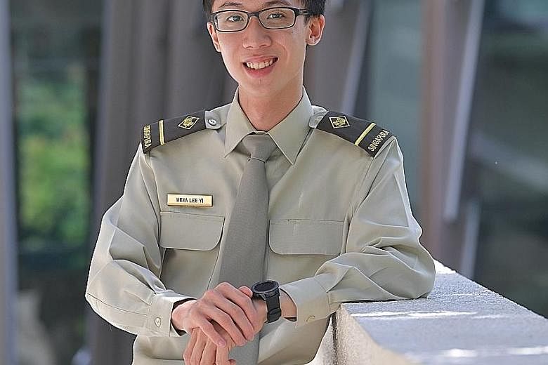 Mr Lee Yi is one of the first two recipients of the Singapore Armed Forces Merit Scholarship from the military's cyber security vocation, dubbed Command, Control, Communications and Computers Expert.