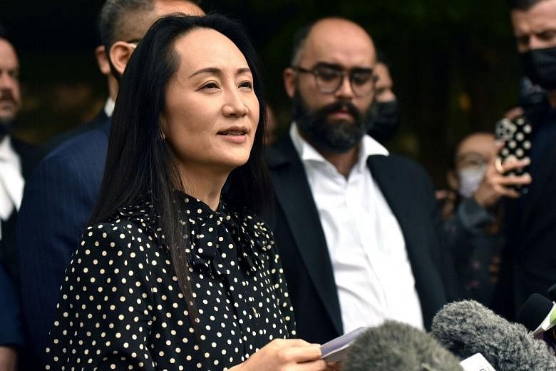 Canadian Court Frees Huawei Cfo Meng Wanzhou As Us Extradition Case Ends The Straits Times 