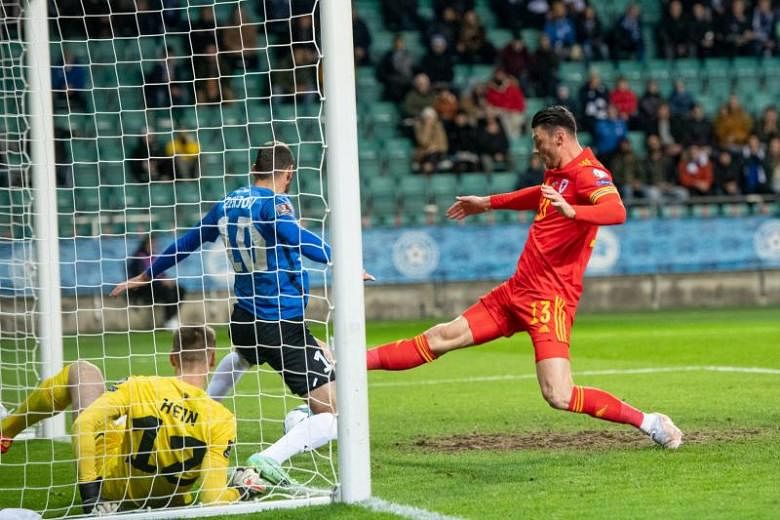 Voetbal: Wales verslaat Estland om België te laten wachten