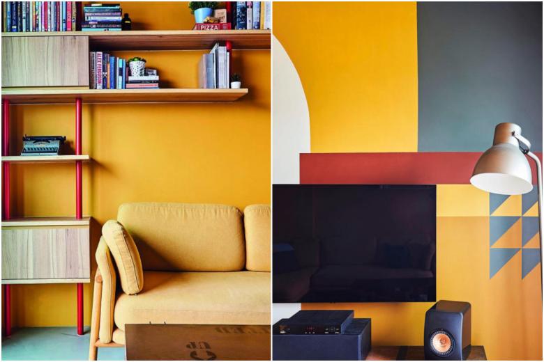 The Chic Home 5room HDB flat's bright colours pack a punch The Straits Times