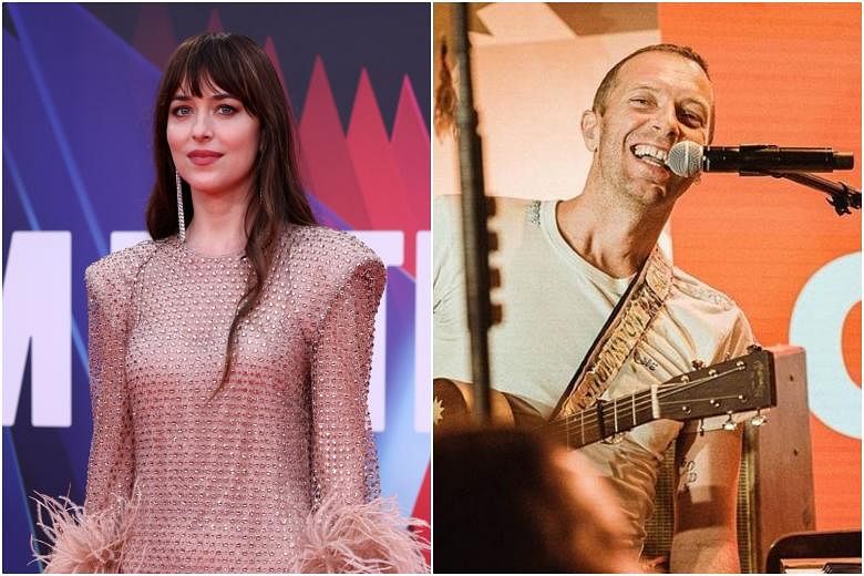 Chris martin y dakota johnson