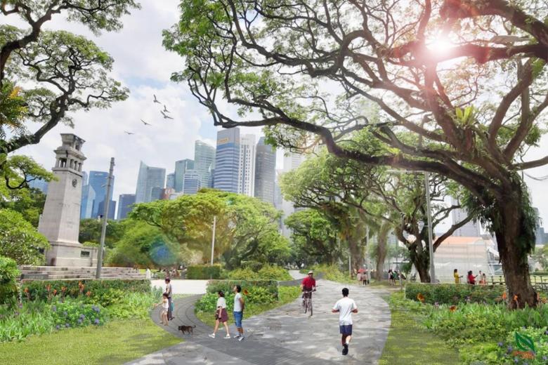 Connaught Drive, Anderson Bridge to be pedestrianonly from end2021