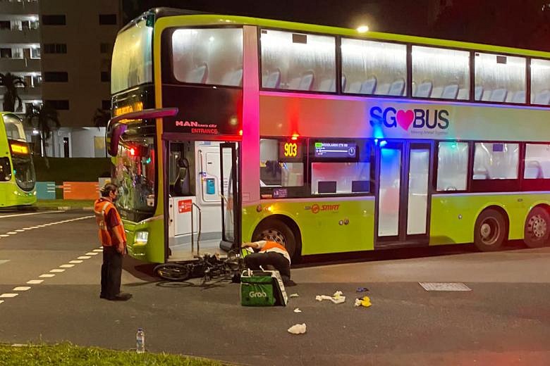 Man Taken To Hospital After Bus And Bicycle Involved In Collision; Bus ...