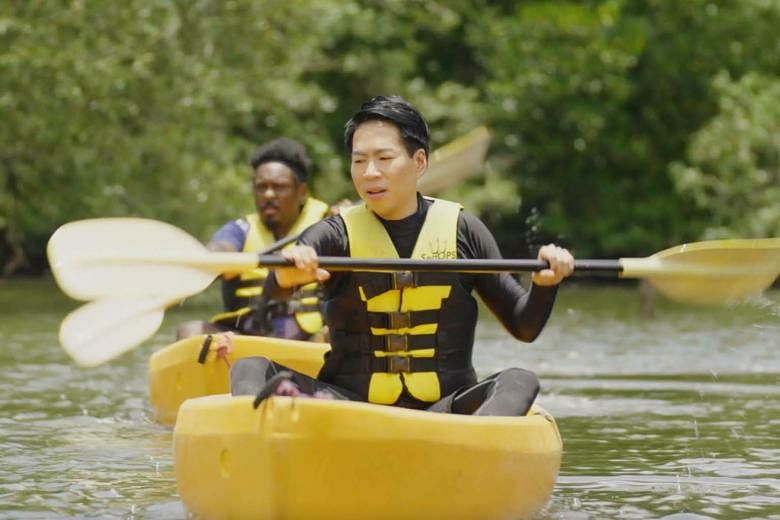 Chua Enlai and Ebi Shankara explore our mangroves along the Strait of Johor on a kayak tour from Sembawang Park and discover a wide variety of flora and fauna.