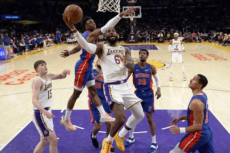 NBA: No Repeat Of Fracas As LeBron James Scores 33 To Lead Lakers Past ...