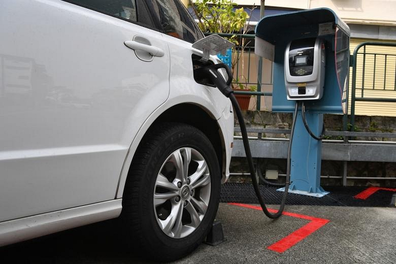 How long does it take to charge an electric car at a public store charging station