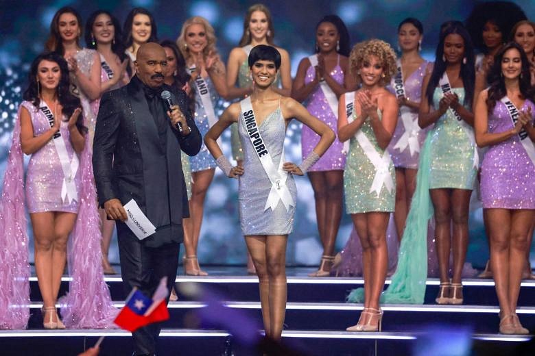 Miss Singapore makes it to top 16 of Miss Universe pageant, for first